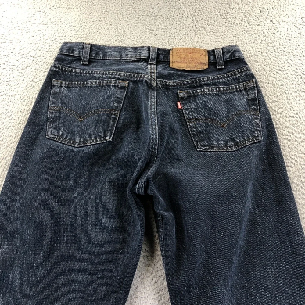 Vtg Levis Jeans Mens 31x34 501 Blue Button Fly Straight Dark Wash Made In USA